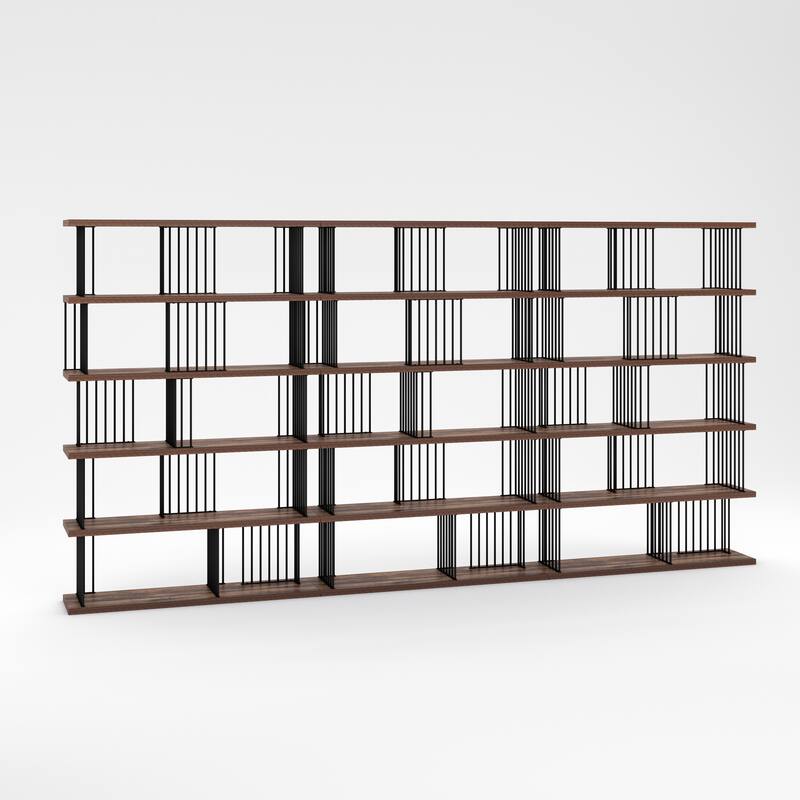 Davee lron Bookcase up to 142" - 141.6*11.8*70 inches