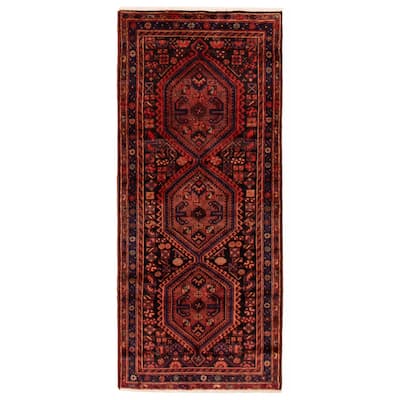 ECARPETGALLERY Hand-knotted Konya Anatolian Copper Wool Rug - 3'5 x 7'9