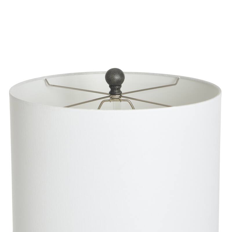 Charlotte Polyresin Table Lamp - Linen Shade