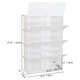 preview thumbnail 15 of 17, Portable Shoe Rack Organizer 66-72 Pair Tower Shelf Storage Cabinet
