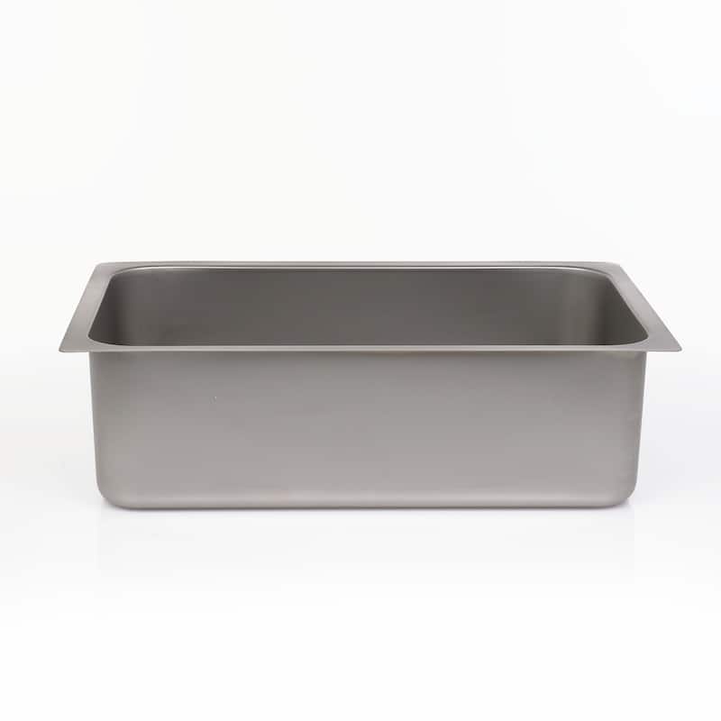 BevLes Steam Table Spillage Pan, 12" x 20", in Silver (BVWP-12-20)