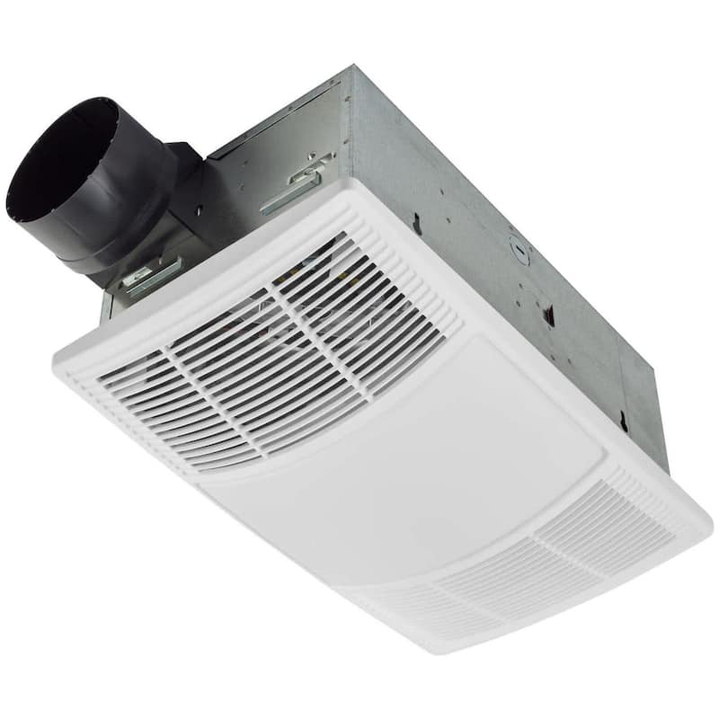Broan PowerHeat� 80 CFM 1.5 Sone Ceiling Mounted Heated Exhaust Fan - White