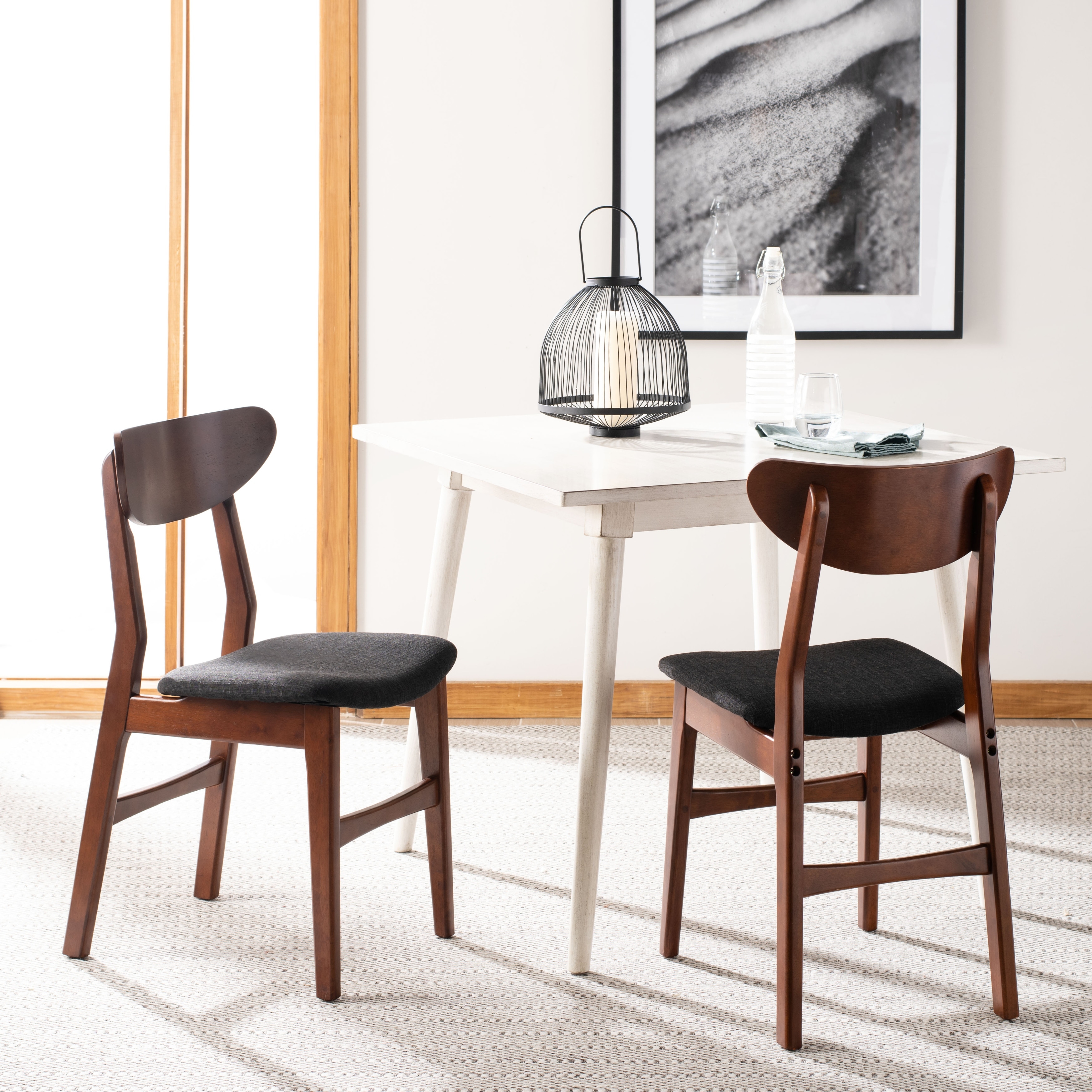 SAFAVIEH Lucca Retro Dining Chair Set of 2 On Sale Bed Bath