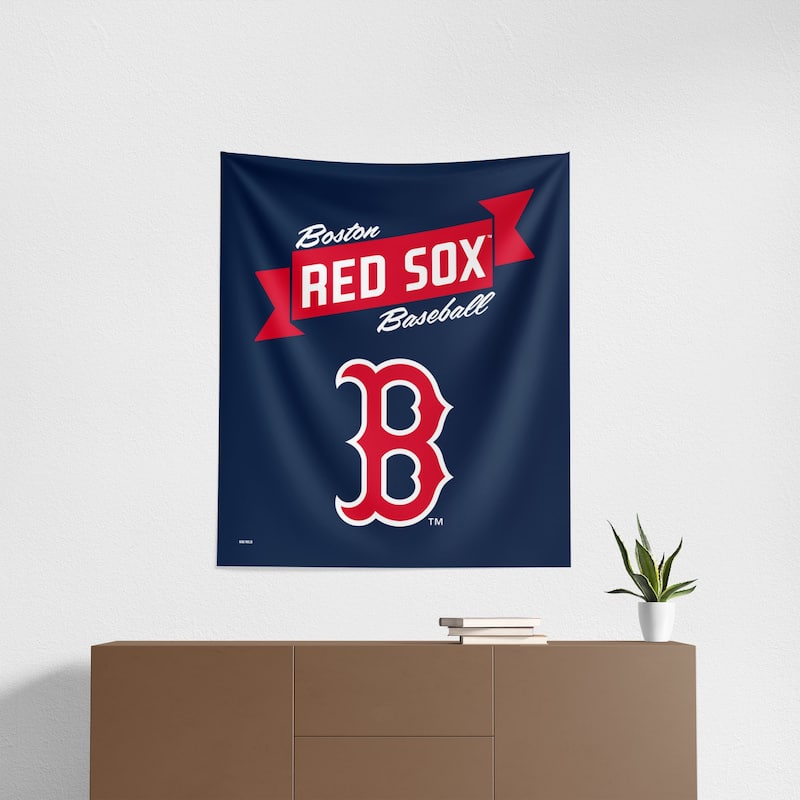 MLB Premium Red Sox Printed Wall Hanging - 34"x40"