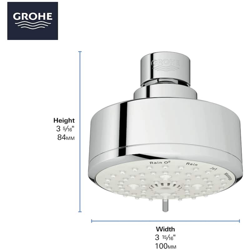 Grohe Tempesta Cosmopolitan 1.75 GPM Multi Function Shower Head with