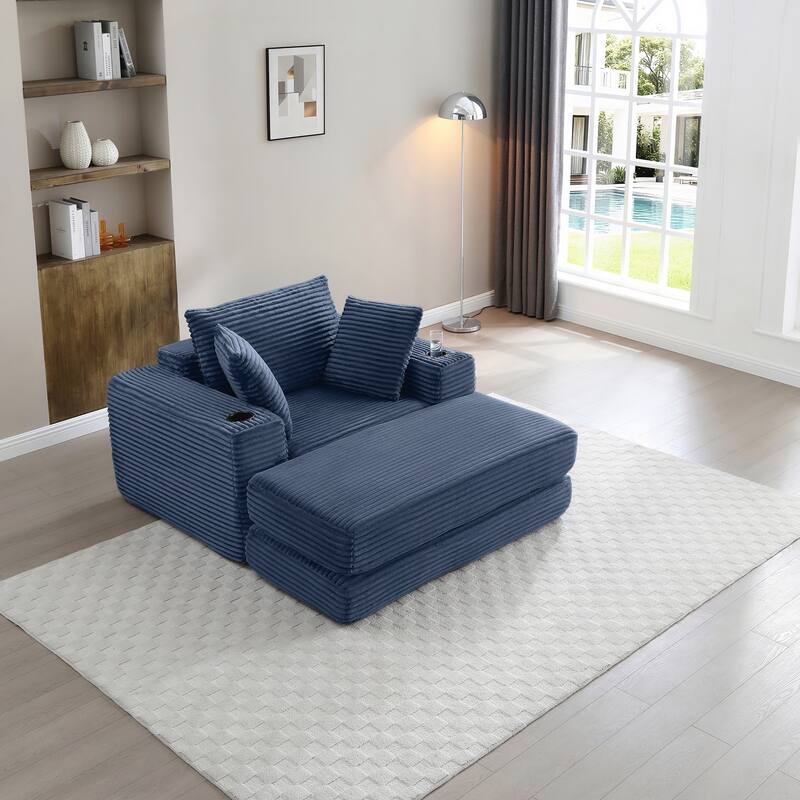 Chaise Lounge Chair for Reading, Living Room & Bedroom