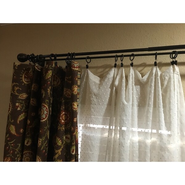Shop Umbra Diverge Double Curtain Rod Ships To Canada