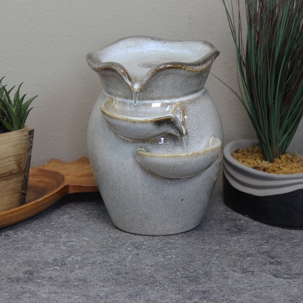 Ceramic drinking outlet fountain