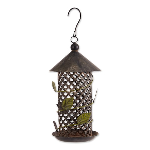 Zingz & Thingz Green Leaf Bird Feeder