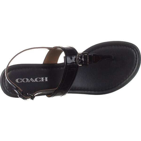 Shop Coach Womens Cassidy Open Toe Casual T Strap Sandals Overstock 17755873