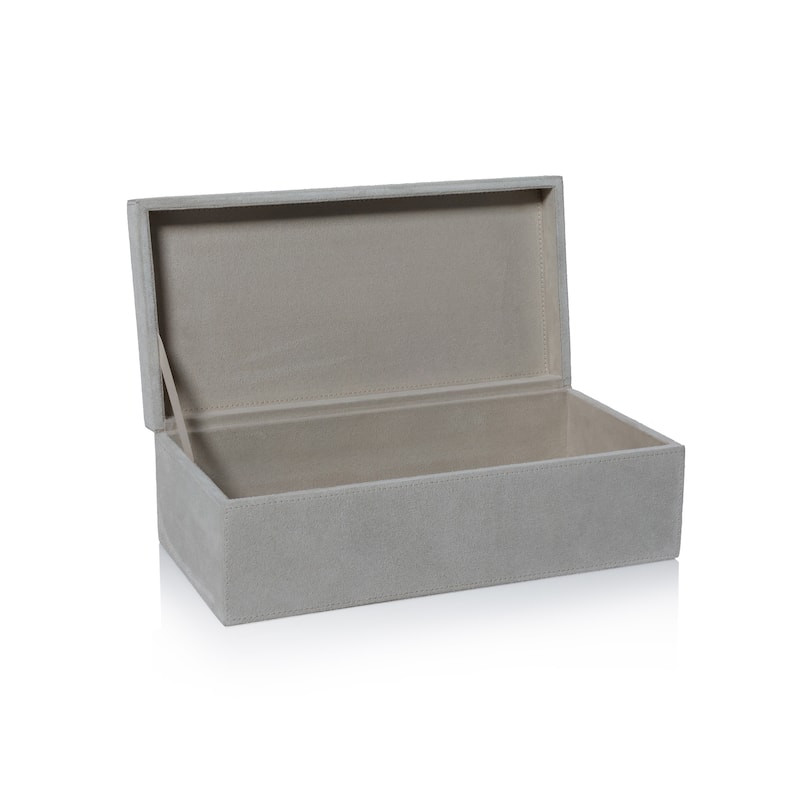 Arden Suede Leather Decorative Box