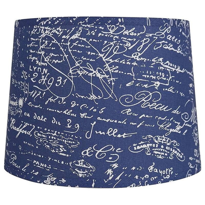French Drump Lamp Shade, 12" to 14" Bottom Size