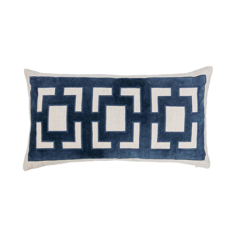 Villa by Classic Home Corbin Cotton Blend Throw Pillow