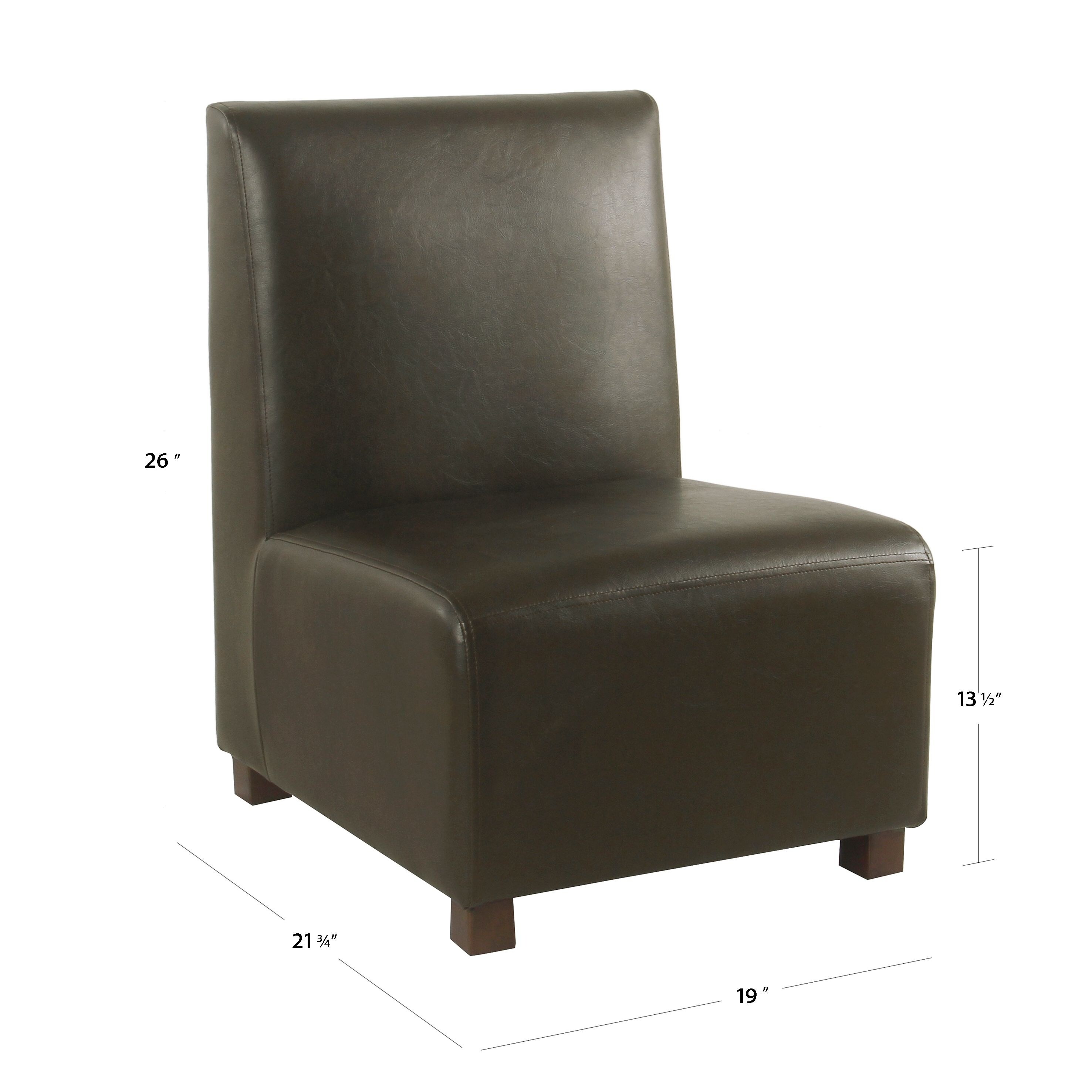 Faux fur store slipper chair