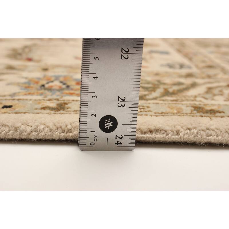 ECARPETGALLERY Hand-knotted Jamshidpour Cream Wool Rug - 3'0 x 5'0