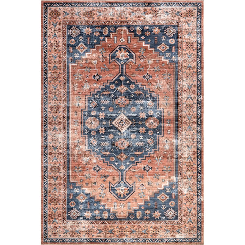 Nuloom Astra SplashGuard Traditional Machine Washable Area Rug