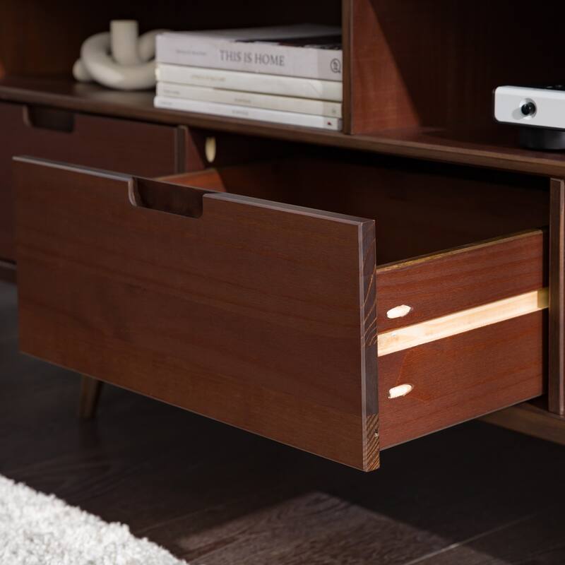 Middlebrook Alby 58-inch Mid-Century Solid Wood TV Stand
