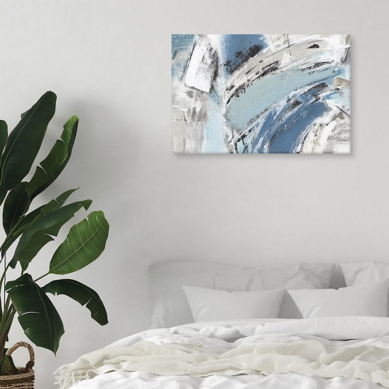 Blue Mykonos by Judith Shapiro Canvas Art Print