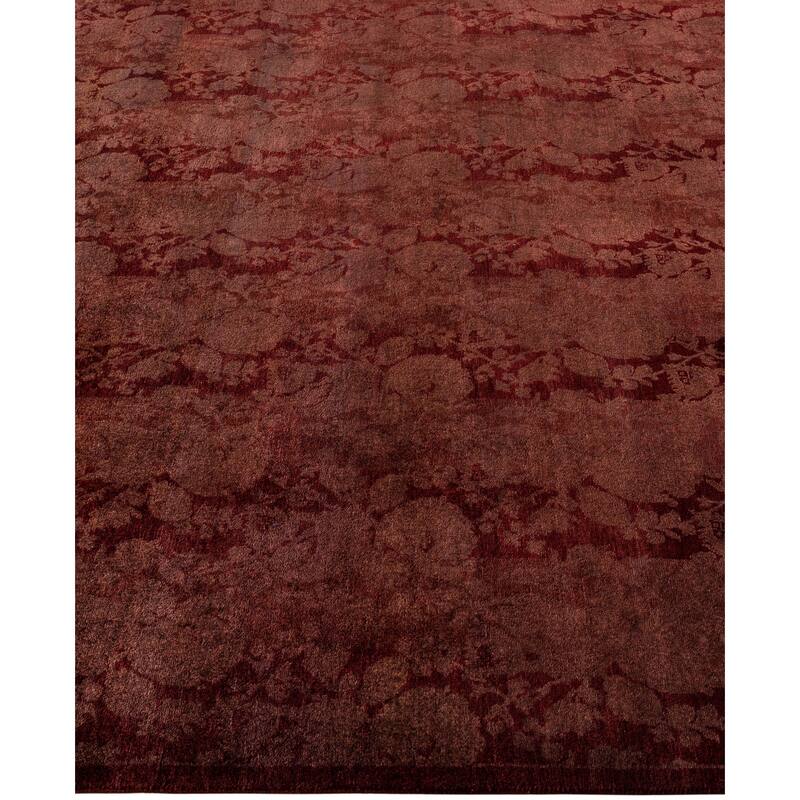 Overdyed One-of-a-Kind Hand-Knotted Area Rug - Brown - 7' 10" x 8' 0"