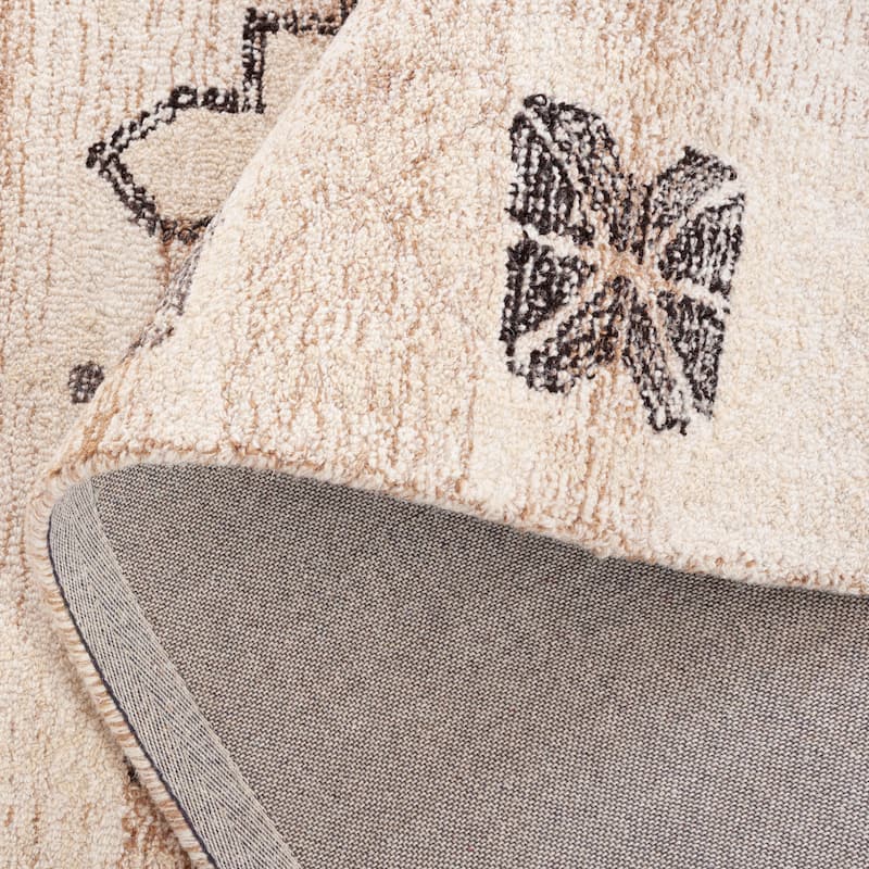 SAFAVIEH Handmade Ebony Courtney Contemporary Wool Rug