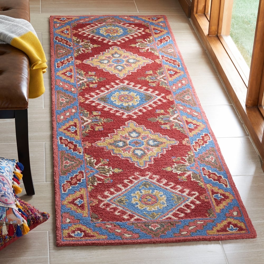 SAFAVIEH Handmade Aspen Boika & Eclectic Tribal Wool Rug