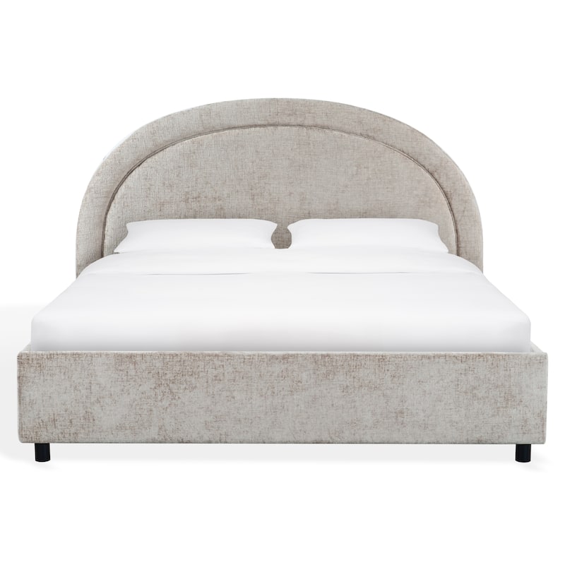 SAFAVIEH Couture Kaylilly Chenille Bed. - Grey/Black - Queen