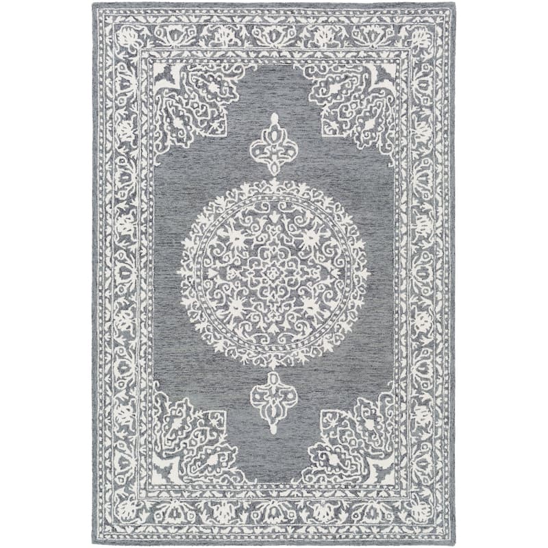 Mandira Handmade Medallion Wool Area Rug