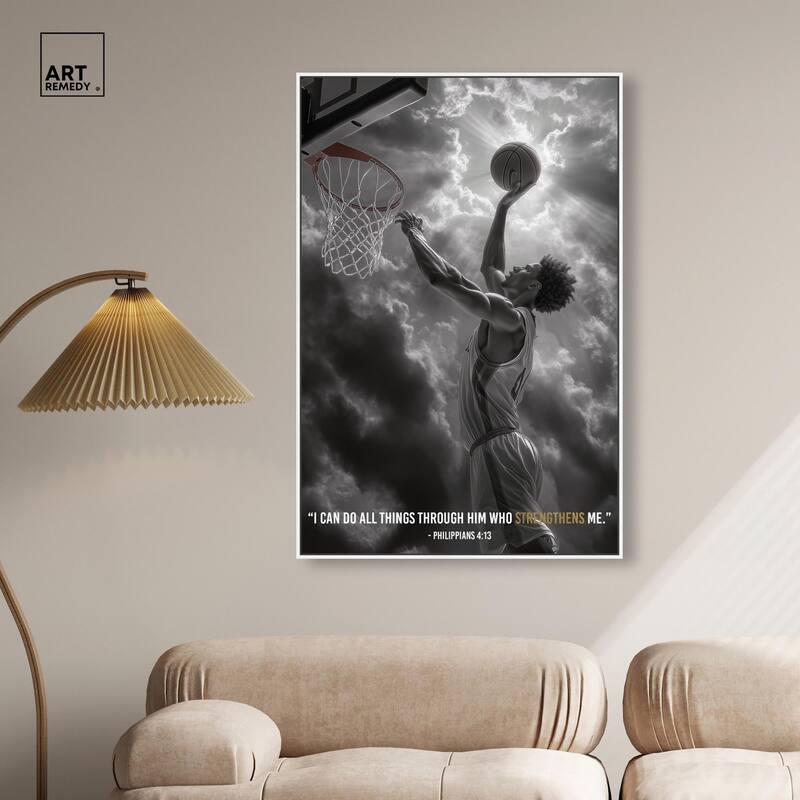 Strengthen Me Canvas by Art Remedy