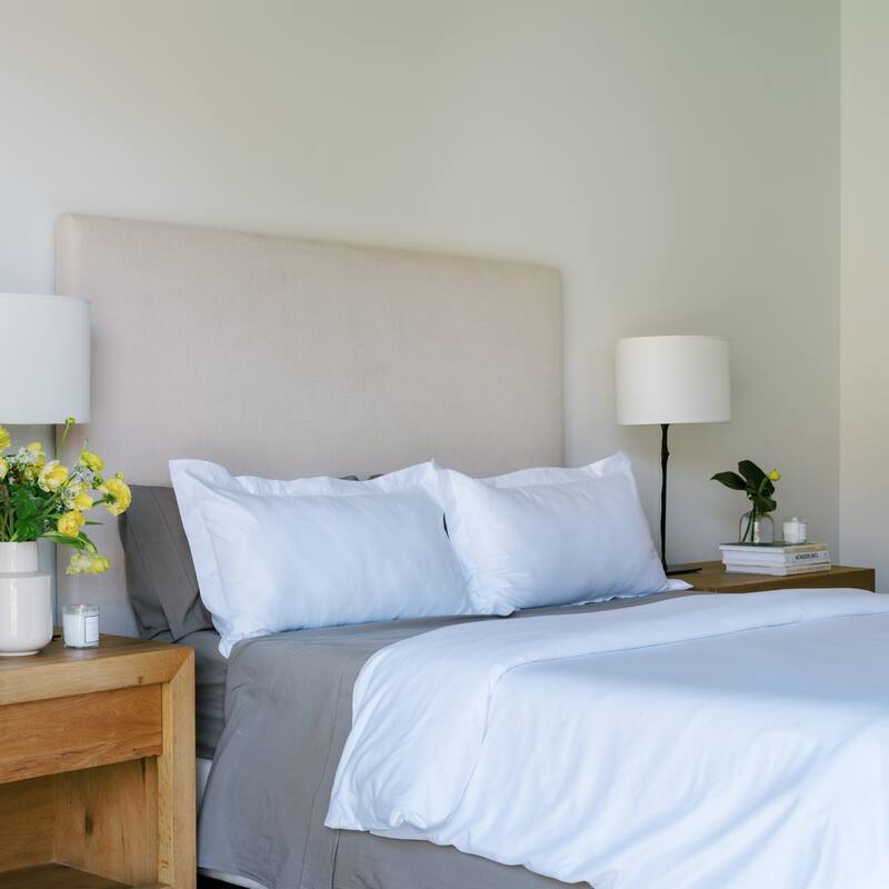 Jennifer Adams 400TC Long-Staple Cotton Sateen 3pc. Duvet Cover and Sham Set