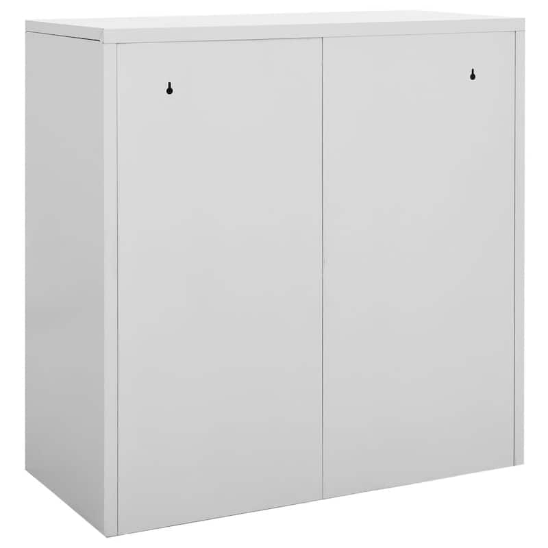 vidaXL Cabinet Home Office Storage File Cabinet with Lockers for School Steel
