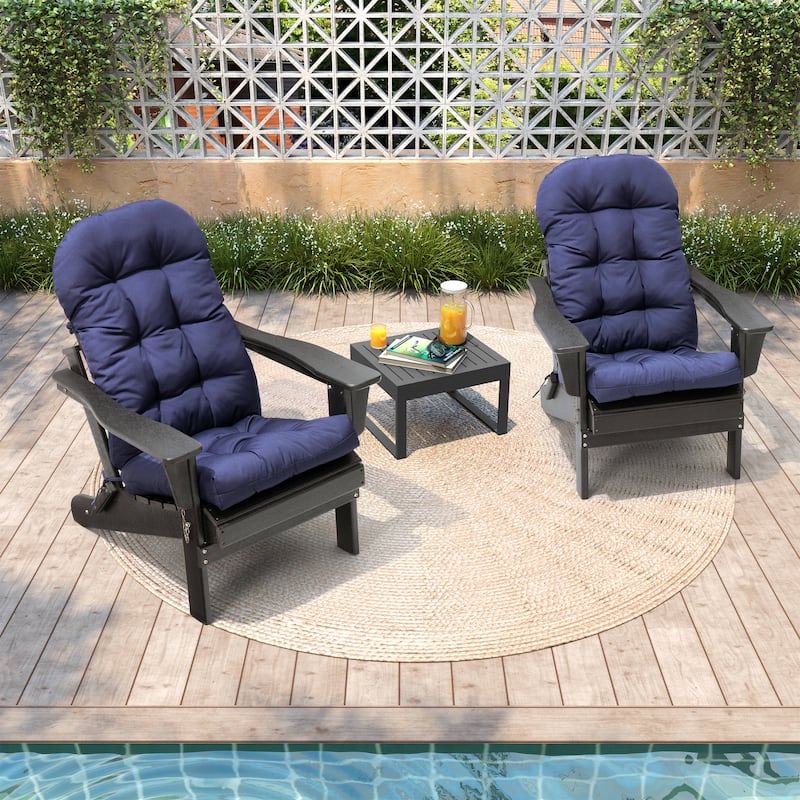 Outdoor Adirondack Chair Cushion Rocking Chair Cushions Thickened Patio Chair Pad with Sunbrella