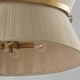 preview thumbnail 19 of 32, 8-Light Modern Boho Large Drum Chandelier 24 inch Fabric Hourglass Hand-woven Chandelier in Gold/ Black for Dining/ Living Room