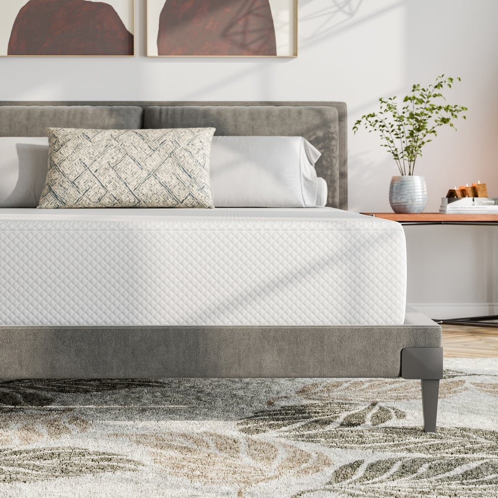 O-Sleep 10" Memory Foam Mattress in a Box with CertiPUR-US and OEKO-TEX