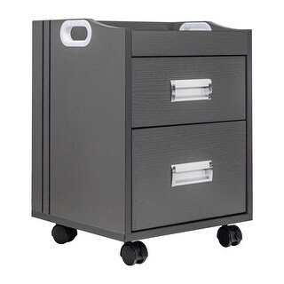 Alera Pedi Cart Pedicart Drawer Trolley for Pedicure Chair Spa Nail Salon, Grey - N/A