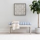 preview thumbnail 2 of 14, Barlow Upholstered Wood Seashell Entryway Bench