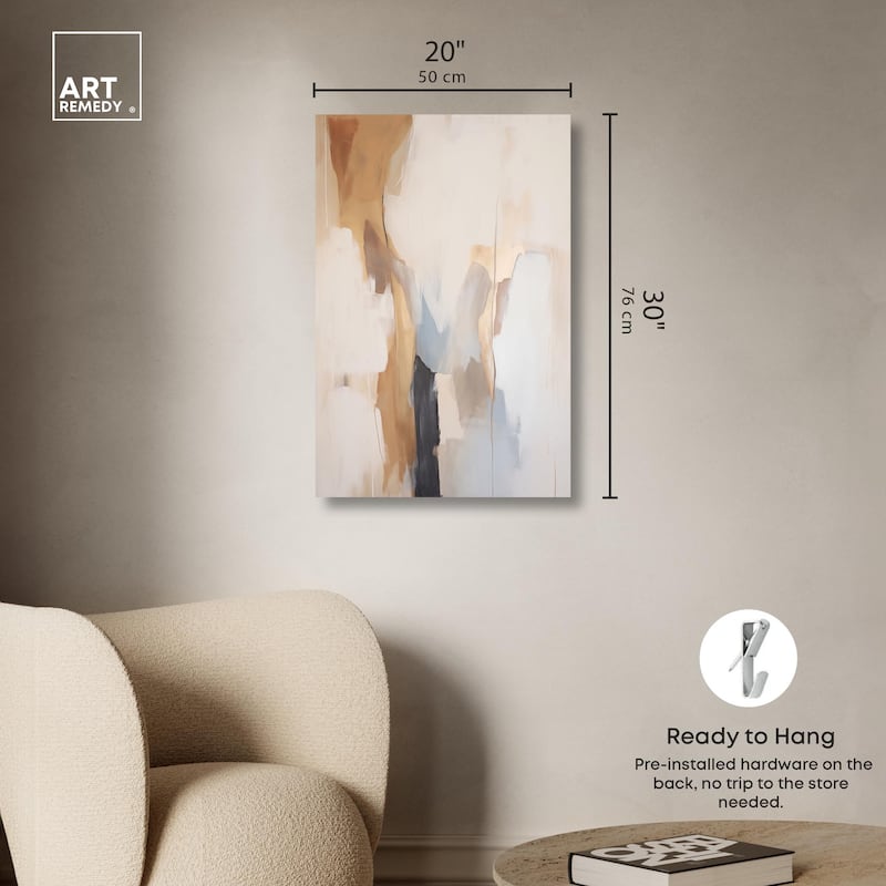 Sandstone Stillness II Canvas by Art Remedy, Gallery Wrapped