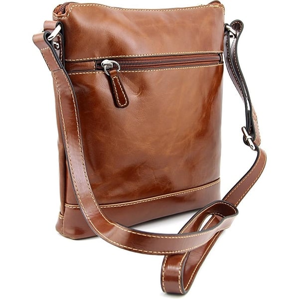 Giani Bernini Glazed Leather Crossbody Women Brown Giani Bernini Glazed Leather Crossbody