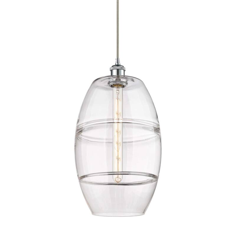 Innovations Lighting 516-1P-19-10 Vaz Pendant Vaz 10" Wide Mini - Polished Chrome / Clear