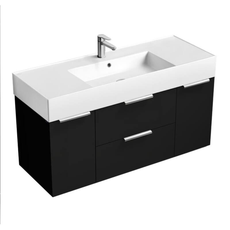 Nameeks Derin-4818-W-C Derin 48" Wall Mounted Single Basin Vanity Set