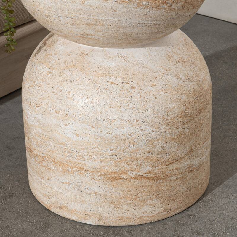 Classic Home Ridgewood Concrete Side Table