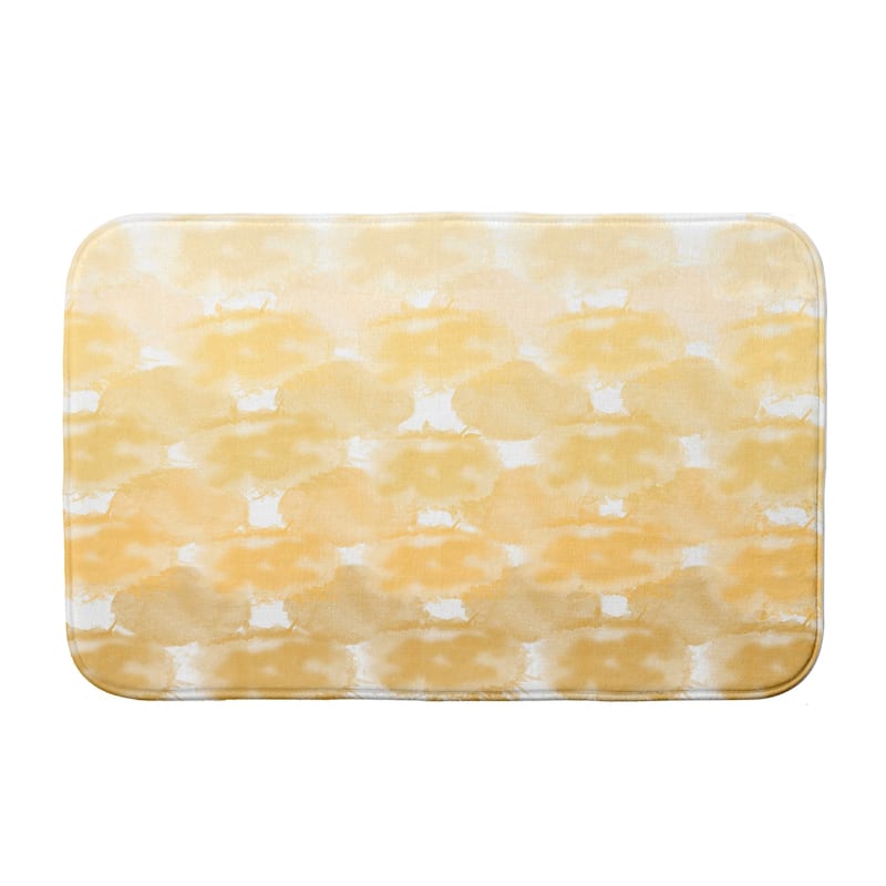 Beach Clouds Bath Mat - 21 x 34 - Yellow