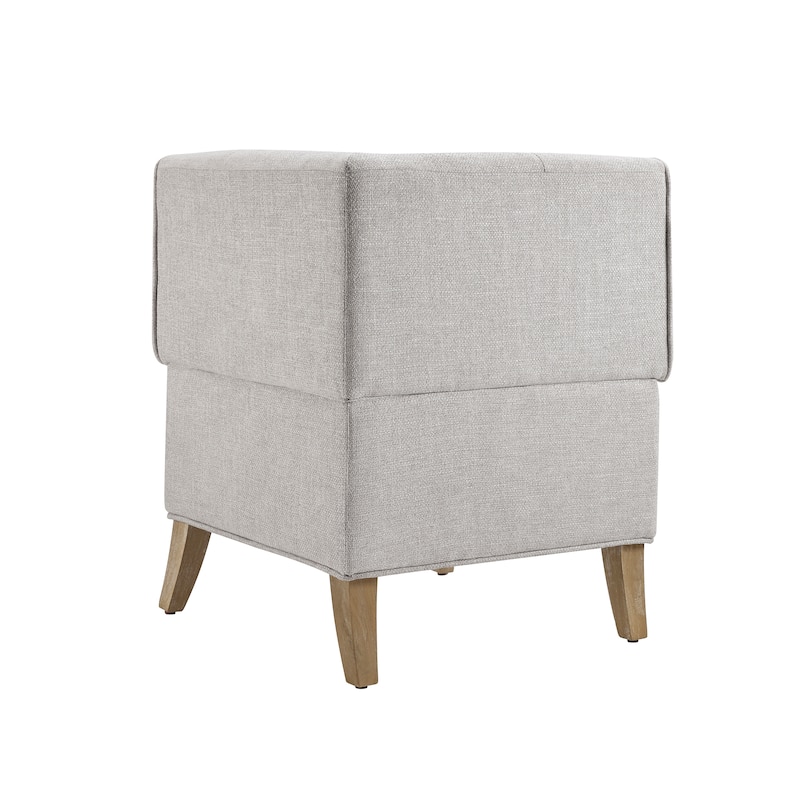 Allard Upholstered/Faux Leather Modern Farmhouse Nook Bench