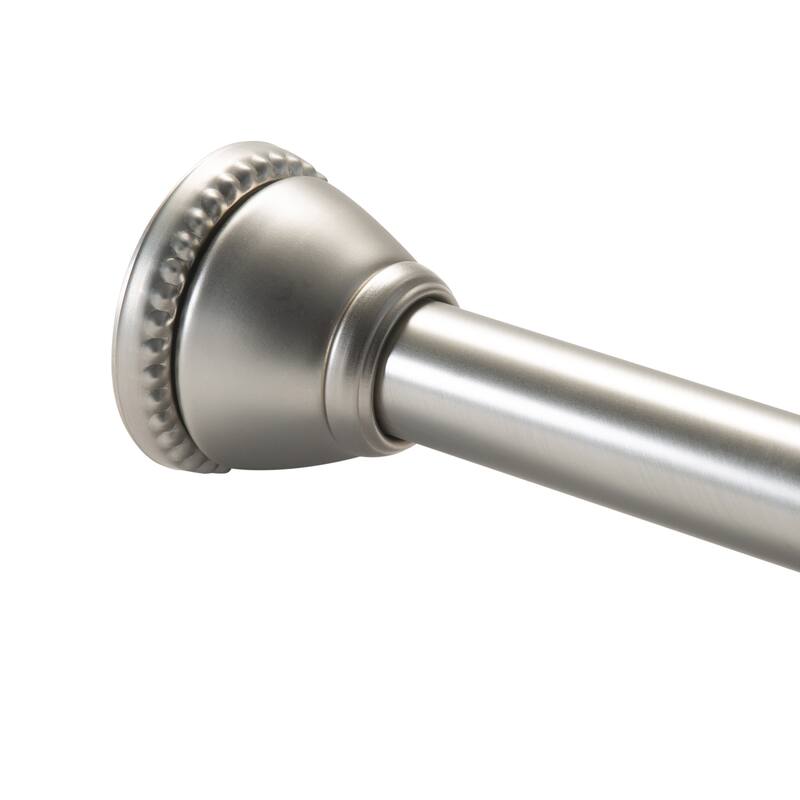 Bath Bliss Decorative Tention Shower Rod - Satin