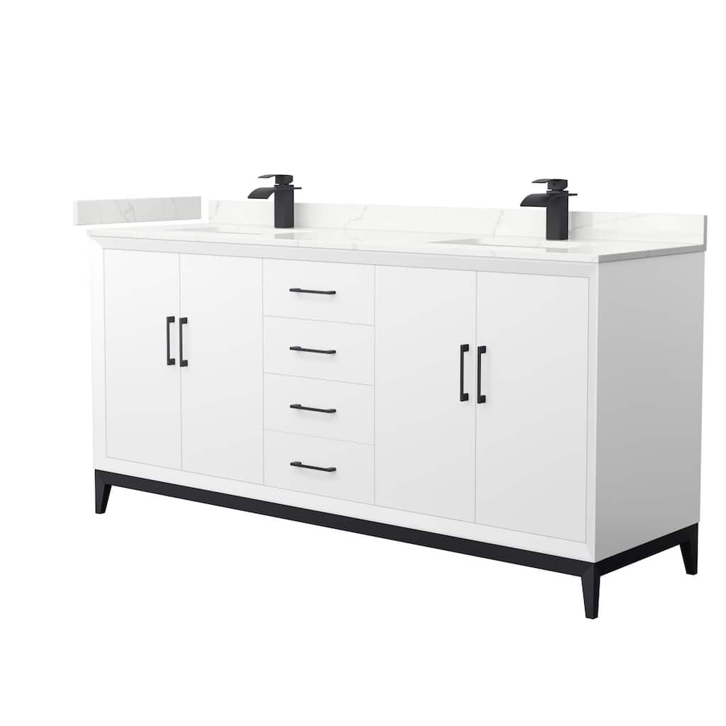 Wyndham Collection WCH818172D-QTZ-UNSMXX Amici 72" Free Standing