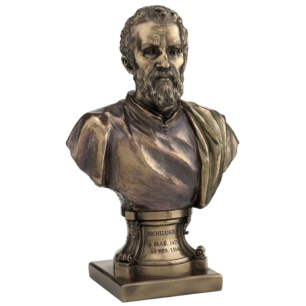 Veronese Design 9.5 H Michelangelo Buonarroti Cold Cast Bronze