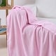 preview thumbnail 3 of 1, Baby Receiving Blanket Nursery Soft Plush Print Little Chick Pink