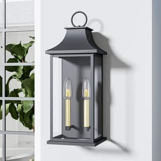 Maxax Black Metal Outdoor Wall Light
