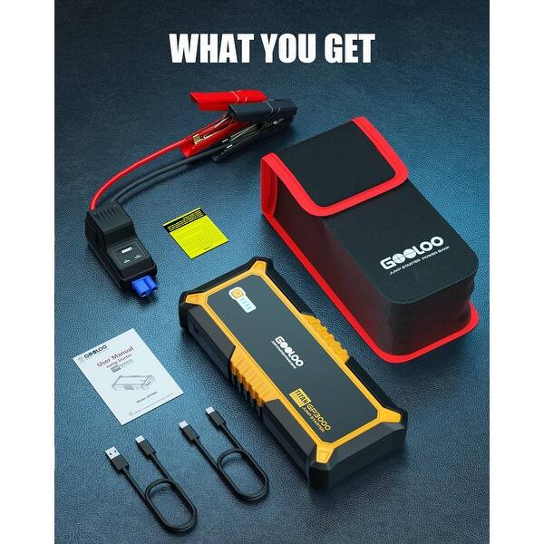 12V Car Battery Jump Starter for up to 9.0L Gas Engines & 7.0L Diesel, Supersafe Lithium Jump Box Battery Booster Pack - Bed Bath & Beyond - 39915817 12V Car Battery Jump Starter for up to 9.0L Gas Engines & 7.0L Diesel, Supersafe Lithium Jump Box Battery Booster Pack - Bed Bath & Beyond - 39915817