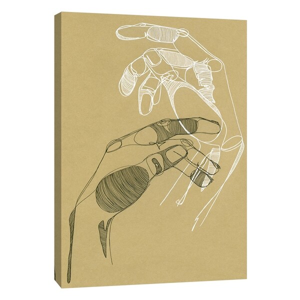 PTM Images 9-108555 PTM Canvas Collection 10" x 8" - "Palm Reader 2" Giclee Abstract Art Print on Canvas