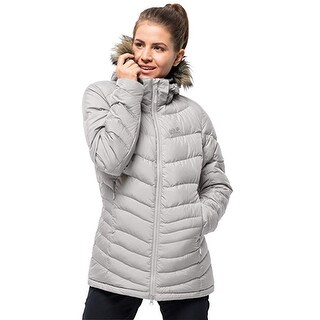 Shop Jack Wolfskin Women S Selenium Bay Down Puffer Jacket Grey Haze X Large Free Shipping Today Overstock 30503235